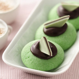Chocolate-Mint Thumbprints