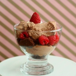 Chocolate Mousse Raspberry Parfaits – Low Carb and Gluten-Free