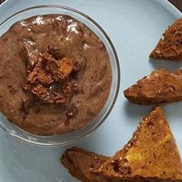 Chocolate mousse with honeycomb