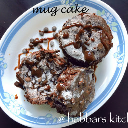 chocolate mug cake | 2 minute eggless chocolate mug cake recipe