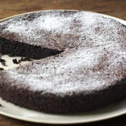 Chocolate olive oil cake