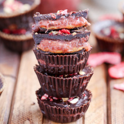 Chocolate Peanut Butter and Jelly Cups