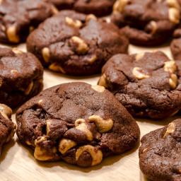 Chocolate Peanut Butter Awesome Cookies