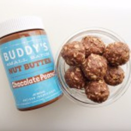 Chocolate Peanut Butter Bliss Balls (Buddy's Nut Butter)