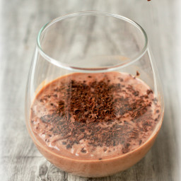 Chocolate Peanut Butter Chia Protein Pudding