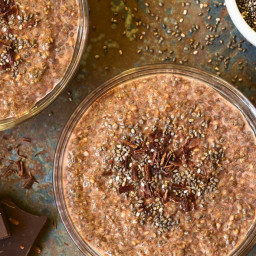Chocolate Peanut Butter Chia Seed Pudding