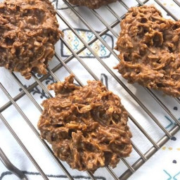 Chocolate & Peanut Butter Keto No Bake Cookies (with VIDEO)