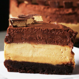 Chocolate Peanut Butter Mousse  Cake Recipe by Tasty