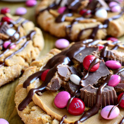 Chocolate Peanut Butter Overload Cookies