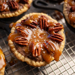 Chocolate Pecan Pie with Salted Caramel