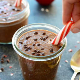 Chocolate Peppermint Chia Seed Pudding