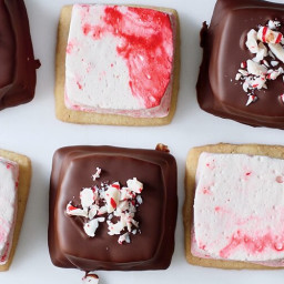 Chocolate Peppermint Marshmallow Cookies Recipe