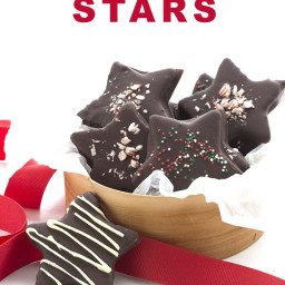Chocolate Peppermint Stars