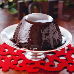 Chocolate Pudding for Christmas Pudding Haters With Hot Chocolate Sauce