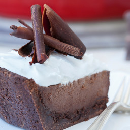 Chocolate Pudding Pie with Chocolate Cookie Crust