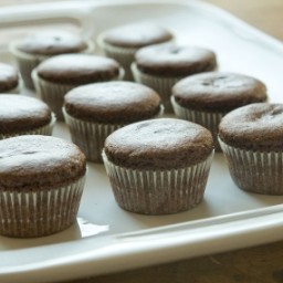 Chocolate-Raspberry Cupcakes
