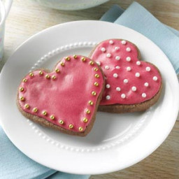 Chocolate-Raspberry Cutout Cookies Recipe