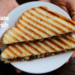 chocolate sandwich recipe | chocolate cheese sandwich | choco sandwich