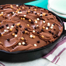 Chocolate Skillet Cake With Milk Chocolate Frosting Recipe