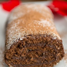 Chocolate Truffle Cake Roll