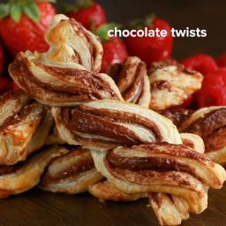 Chocolate Twists Recipe by Tasty