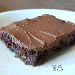 Chocolate Zucchini Low Carb Brownies