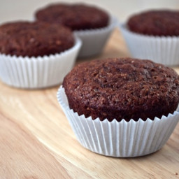 Chocolate-Zucchini Muffins Recipe (Vegan) - Happy Herbivore
