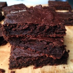 Chocolate Peanut Butter Brownies!
