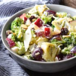 Chopped Broccoli Salad with Cheese Tortellini