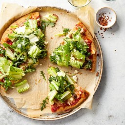 Chopped Salad Pizza with Sausage
