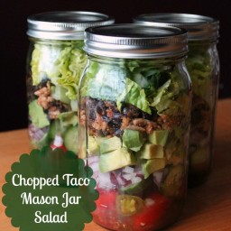 Chopped Taco Mason Jar Salad