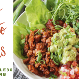 Chorizo Burrito Bowls: Easy, Throw Together Paleo, Whole30 or Low Carb Lunc