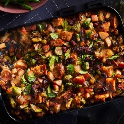Chorizo, Chestnut, Brussels Sprout and Apple Stuffing
