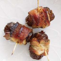 Chorizo-Filled Dates Wrapped in Bacon
