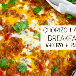 Chorizo Hash Brown Bake (Paleo & Whole30)