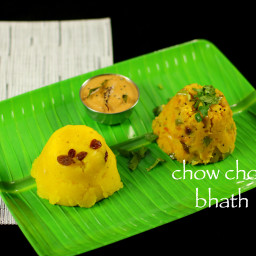 chow chow bhath recipe | khara bhath and kesari bhath recipe