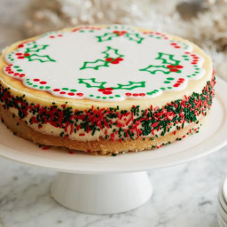 Christmas Cookie Cheesecake