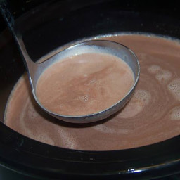 Christmas Eve Creamy Crockpot Hot Chocolate