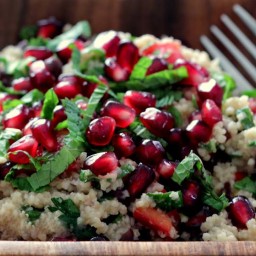 Christmas Salad with Couscous and Pine Nuts