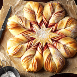 Christmas Star Twisted Bread Recipe