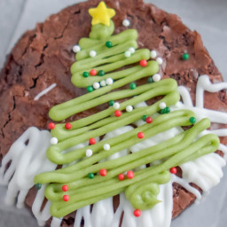 Christmas Tree Brownies • Food Folks and Fun