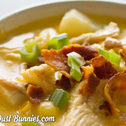 Chunky Chicken and Corn Chowder with Bacon