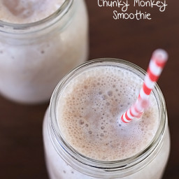 Chunky Monkey Protein Smoothie - A Great After School Snack or Quick Breakf