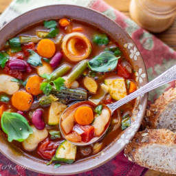 Chunky Vegetable Soup with Smoked Paprika