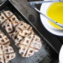 Churros Waffles- The Easiest, most delicious cinnamon sugar waffles.