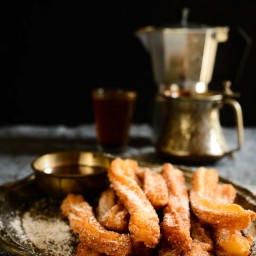 Churros with Chocolate Dipping sauce