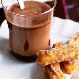 Churros with hot chilli chocolate