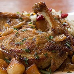 Cider-Braised Pheasant With Pearl Onions and Apples