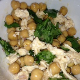 Cilantro Lime Chickpea Salad + protein of choice