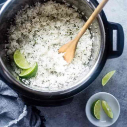 Cilantro Lime Instant Pot Rice